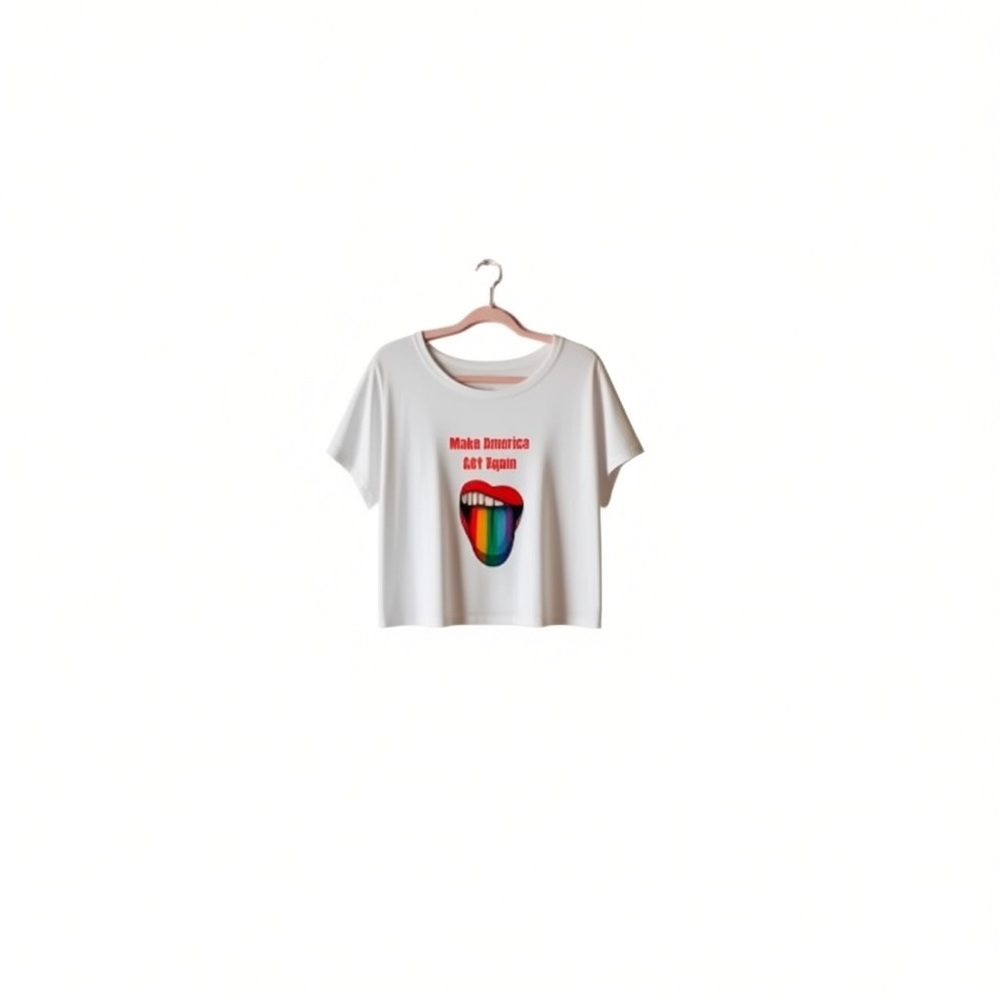 Wild Fable White Tee with Red Text
